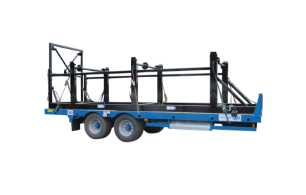 Cable Spooling Skid Frame